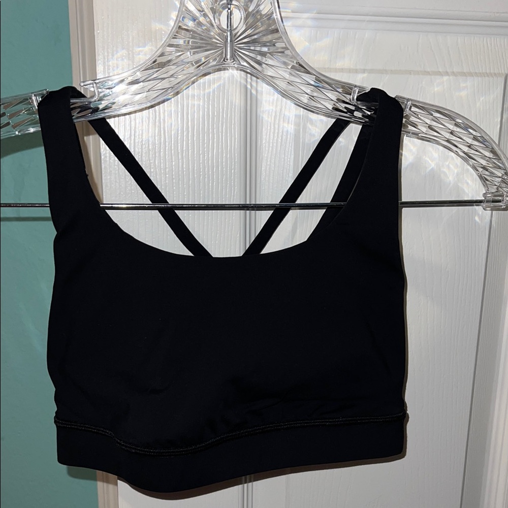 lululemon athletica Black Strappy Sports Bra